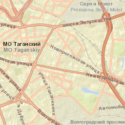 Taganskiy Street Map