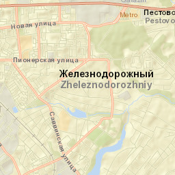 Zheleznodorozhnyy Street Map