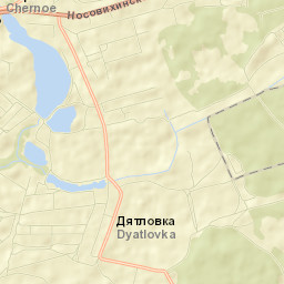 Chornoye Street Map