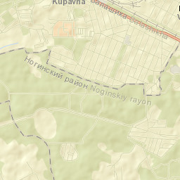Kupavna Street Map