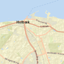Holbæk Street Map