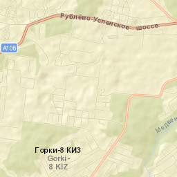 Gorki Vtoryye Street Map