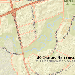 Matveyevskoye Street Map