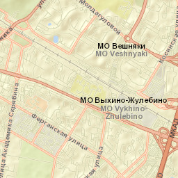 Veshnyaki Street Map