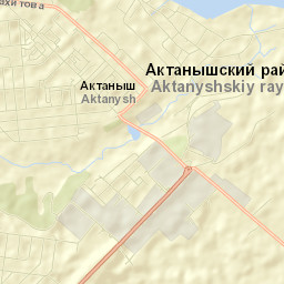 Aktanysh Street Map