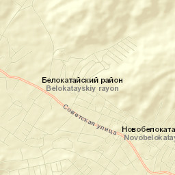 Novobelokatay Street Map