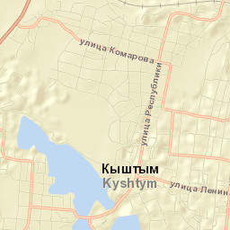 Kyshtym Street Map