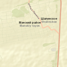 Shalinskoye Street Map