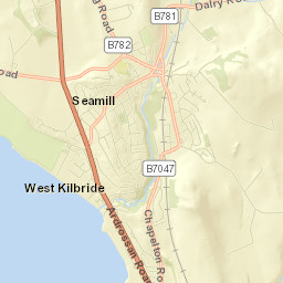 Law Brae, West Kilbride, North Ayrshire KA23 Street Map