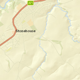 Crow Road, Stonehouse, South Lanarkshire Street Map