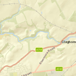 Stanmore Road, Lanark, South Lanarkshire Street Map