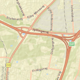 Glostrup Kommune Street Map