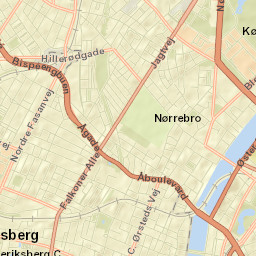 Frederiksberg Street Map