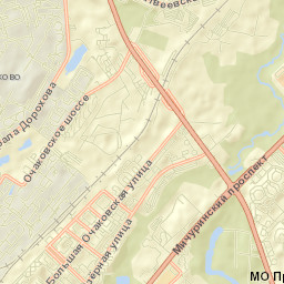 Ochakovo-Matveyevskoye Street Map