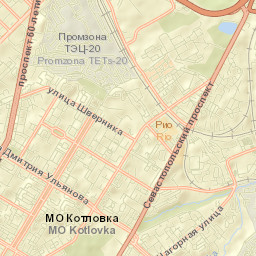 Novyye Cherëmushki Street Map