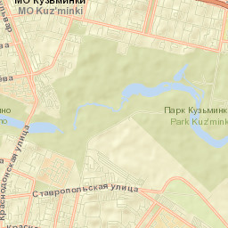 Novyye Kuz’minki Street Map