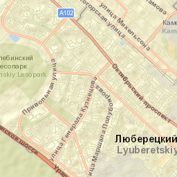 Zhulebino Street Map