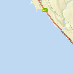 A78, North Ayrshire, UK Street Map
