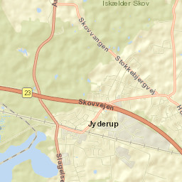 Jyderup Street Map