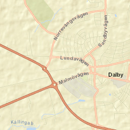 Dalby Street Map