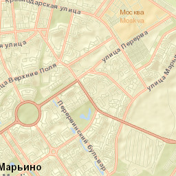 Lyublino Street Map