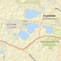 Korenëvo Street Map