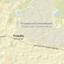 Roshal’ Street Map