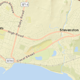 Stevenston Street Map
