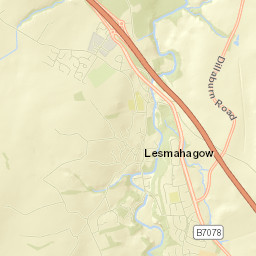 Lesmahagow Street Map
