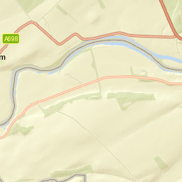 A698, Coldstream, Scottish Borders TD12 Street Map