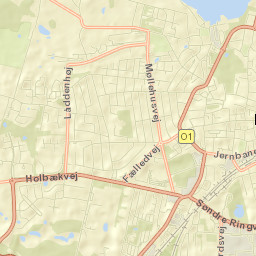 Roskilde Street Map