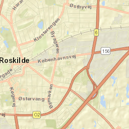 Roskilde Kommune Street Map