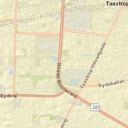 Taastrup Street Map