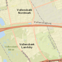 Vallensbæk Kommune Street Map