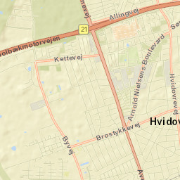 Hvidovre Kommune Street Map