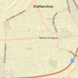 Staffanstorp Street Map