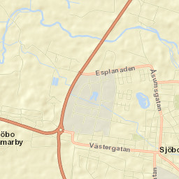 Sjöbo Street Map