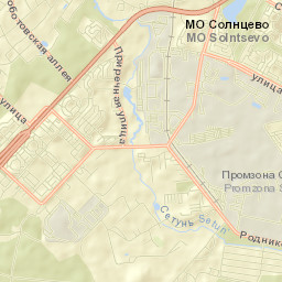 Solntsevo Street Map