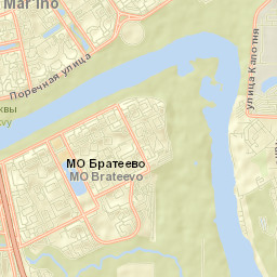 Brateyevo Street Map