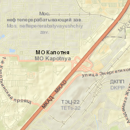 Kapotnya Street Map