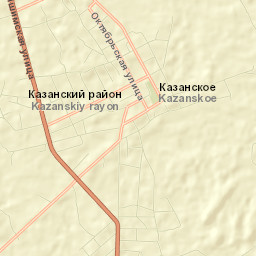 Kazanskoye Street Map