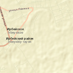 Irbeyskoye Street Map