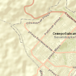 Severobaykal’sk Street Map
