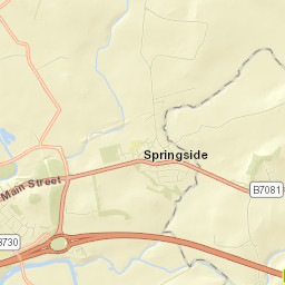 25 25 Perceton Row, Dreghorn, Irvine Street Map