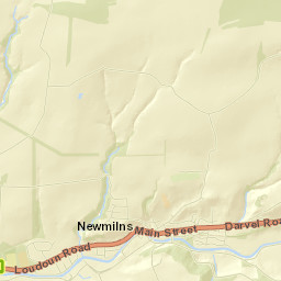 Brown Street, Newmilns, East Ayrshire Street Map