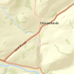 A707, Galashiels, Scottish Borders TD1, UK Street Map