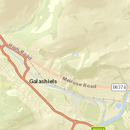 1 Albert Place, Galashiels, Scottish Borders  Street Map