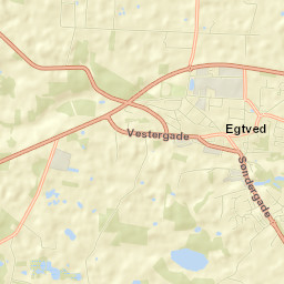 Egtved Street Map