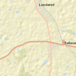 Tølløse Street Map