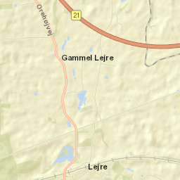 Lejre Street Map